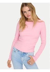 only - ONLY Bluzka Val 15371305 Różowy Regular Fit. Kolor: różowy. Materiał: bawełna #2