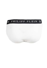 Philipp Plein Kąpielówki | CUPP15S01 | Mężczyzna | Biały. Kolor: biały. Materiał: elastan, poliamid. Wzór: aplikacja #4