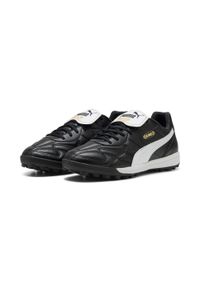 Puma - Buty piłkarskie unisex KING TOP TT PUMA Black White Gold. Kolor: biały, wielokolorowy, czarny. Sport: piłka nożna