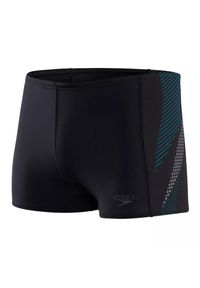 Speedo - Męskie Spodenki Kąpielowe Tech Pnl Asht. Kolor: czarny, niebieski, wielokolorowy. Styl: sportowy