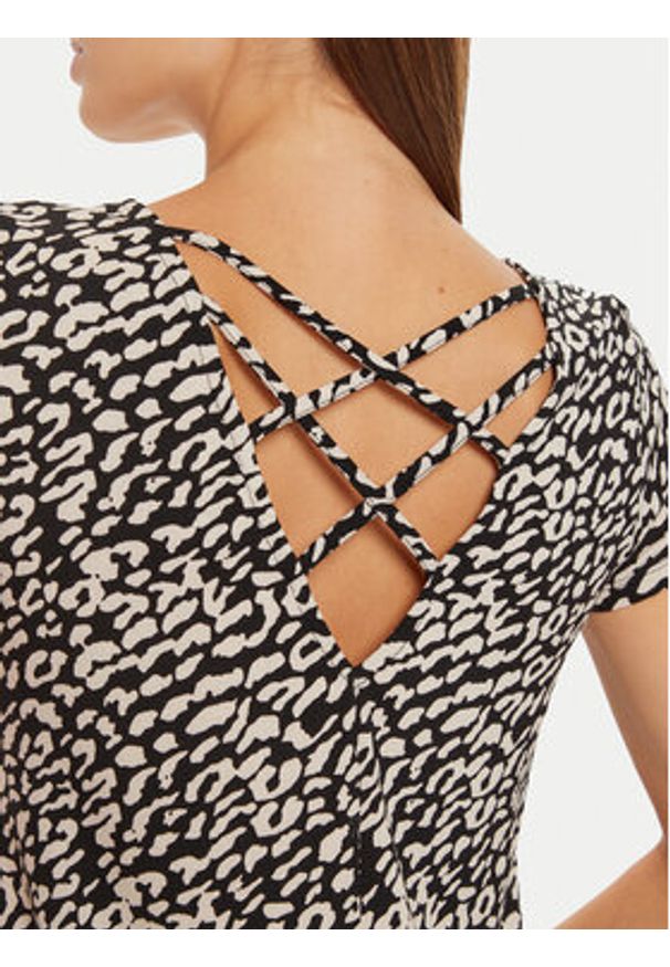 only - ONLY Sukienka letnia Bera 15131237 Czarny Regular Fit. Kolor: czarny. Materiał: wiskoza. Sezon: lato