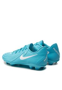 Nike Buty do piłki nożnej Phantom Gx II Club FG/MG FJ2557 400 Niebieski. Kolor: niebieski. Materiał: skóra