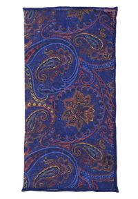 Modini - Granatowa poszetka 100% modal w paisley E96. Kolor: niebieski. Materiał: włókno. Wzór: paisley #1