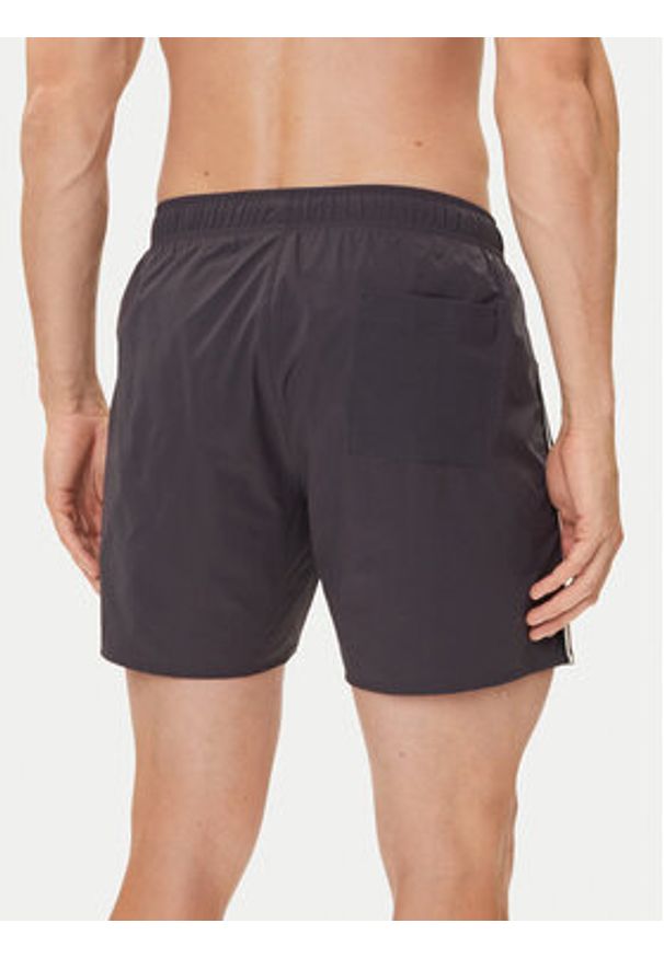 BOSS Szorty kąpielowe Iconic 50491594 Szary Regular Fit. Kolor: szary. Materiał: syntetyk