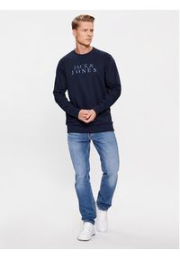 Jack & Jones - Jack&Jones Bluza 12244404 Granatowy Standard Fit. Kolor: niebieski. Materiał: bawełna #6