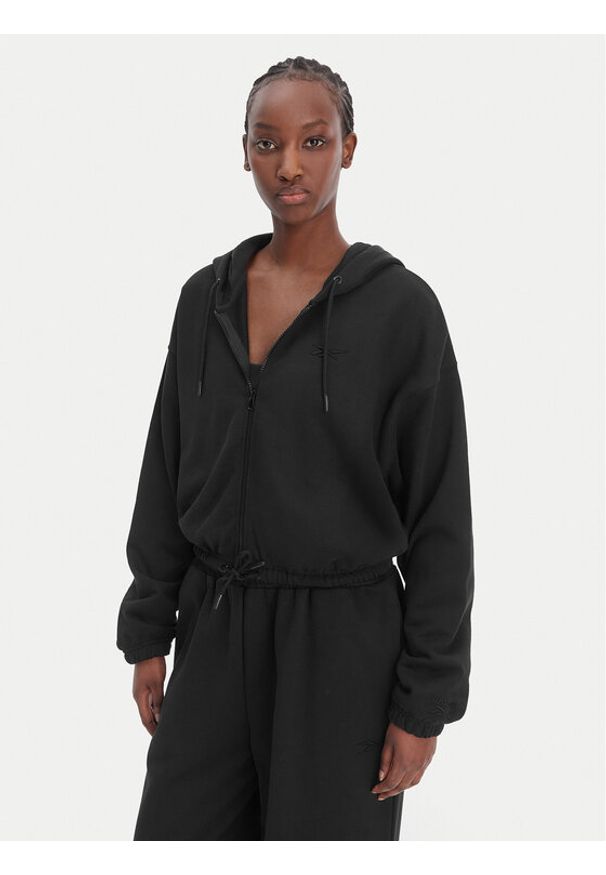 Reebok Bluza Reebok x Ewa Chodakowska RK25620CCW Czarny Regular Fit. Kolor: czarny. Materiał: bawełna