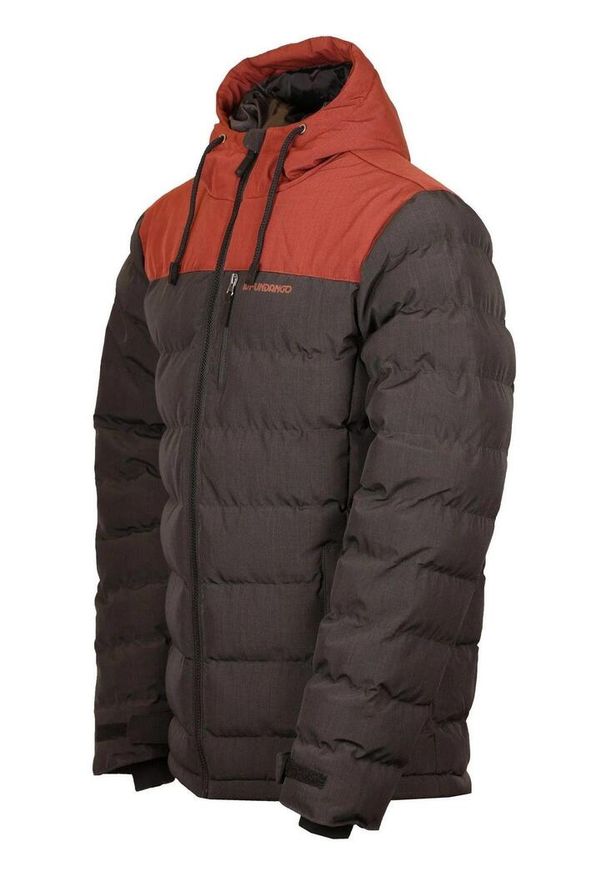 FUNDANGO - Kurtka uliczna męska Fundango Passat Padded. Kolor: czerwony, wielokolorowy, brązowy