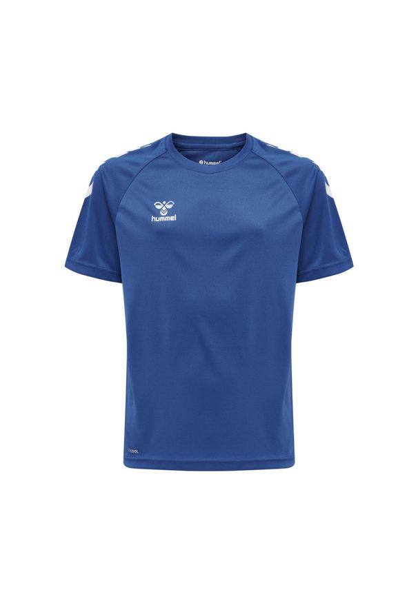 Koszulka dziecięca Hummel hmlCore. Kolor: niebieski. Materiał: poliester, materiał. Sport: piłka ręczna