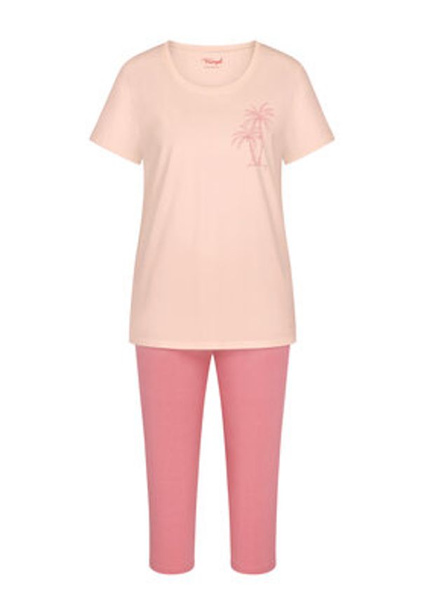 Triumph Piżama Sets 10227221 Różowy Regular Fit. Kolor: różowy. Materiał: bawełna