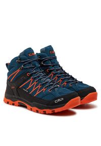 CMP Trekkingi Rigel Mid Trekking Shoes Wp 3Q12944J Granatowy. Kolor: niebieski. Materiał: zamsz, skóra. Sport: turystyka piesza #8