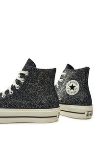Converse Trampki Chuck Taylor All Star Lift Platform Glitter A09551C 401 Czarny. Kolor: czarny. Materiał: materiał. Obcas: na platformie #4