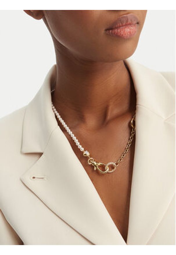 Swarovski Naszyjnik Idyllia 5742961 Złoty. Materiał: metalowe. Kolor: złoty