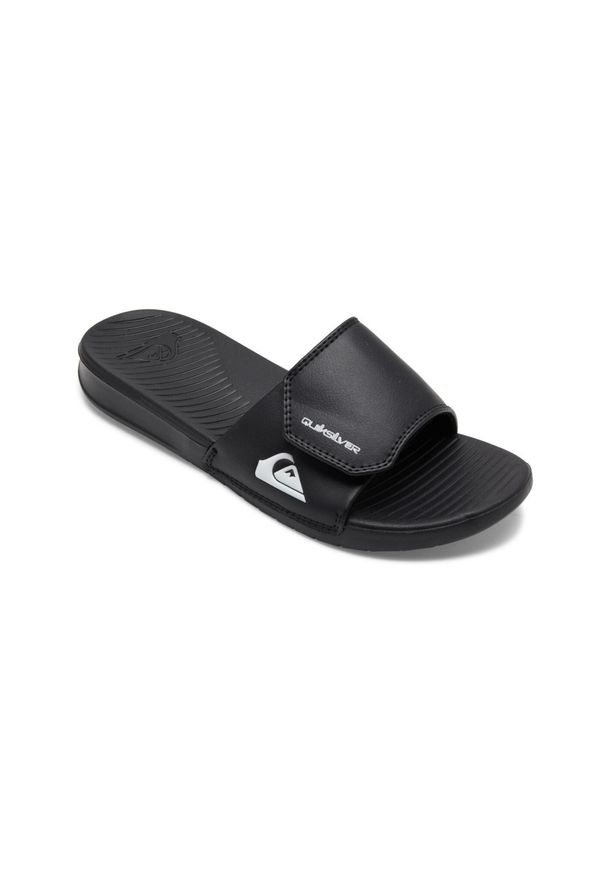 Klapki basenowe męskie Quiksilver Bright Coast. Kolor: czarny. Materiał: syntetyk, tkanina. Sport: pływanie