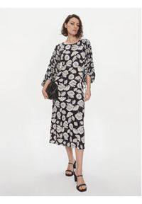 Weekend Max Mara Sukienka codzienna Yellow 2415621071 Granatowy Regular Fit. Okazja: na co dzień. Kolor: niebieski. Materiał: wiskoza. Typ sukienki: proste. Styl: casual #4