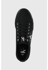 Calvin Klein Jeans tenisówki YM0YM00306.0GL męskie kolor czarny. Nosek buta: okrągły. Zapięcie: sznurówki. Kolor: czarny. Materiał: guma #5