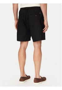 TOMMY HILFIGER - Tommy Hilfiger Szorty materiałowe Dover MW0MW44354 Czarny Regular Fit. Kolor: czarny. Materiał: len #3