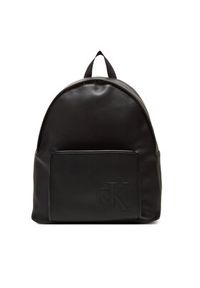 Calvin Klein Plecak Sculpted Impression Backpack 40 LV04G3155G Czarny. Kolor: czarny. Materiał: skóra #6