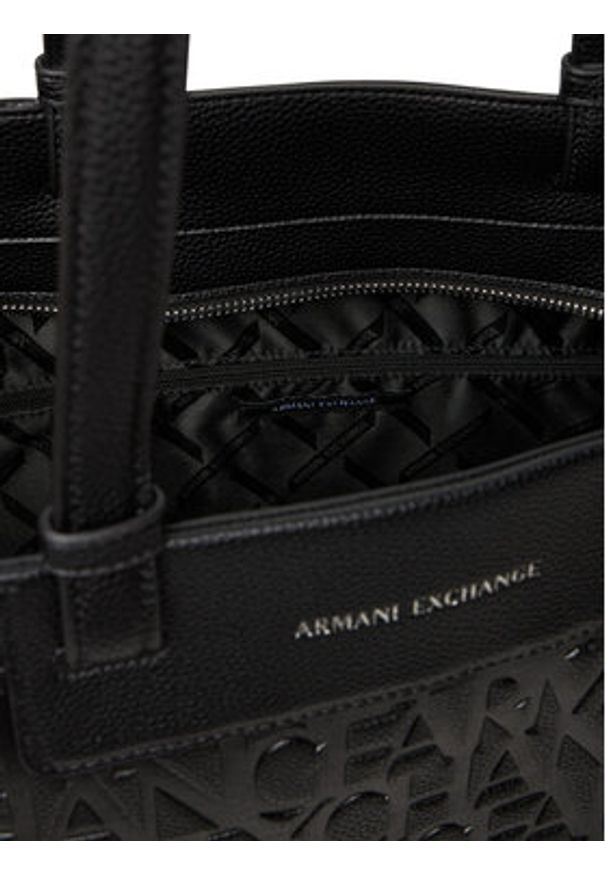 Armani Exchange Torebka XW001482 AF15774 UC001 Czarny. Kolor: czarny. Materiał: skórzane