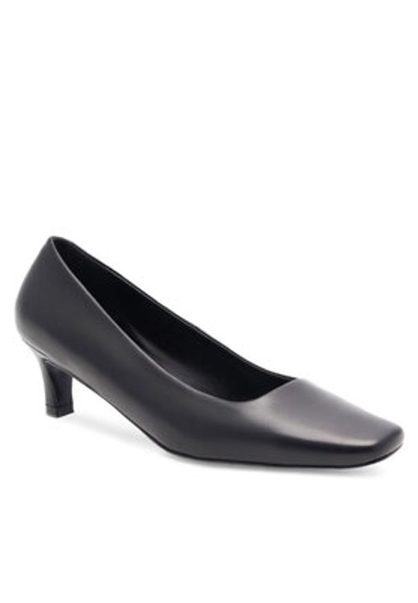 Gino Rossi - GINO ROSSI Czółenka AMORA-23FWG270 Czarny. Kolor: czarny. Materiał: skóra. Obcas: na szpilce