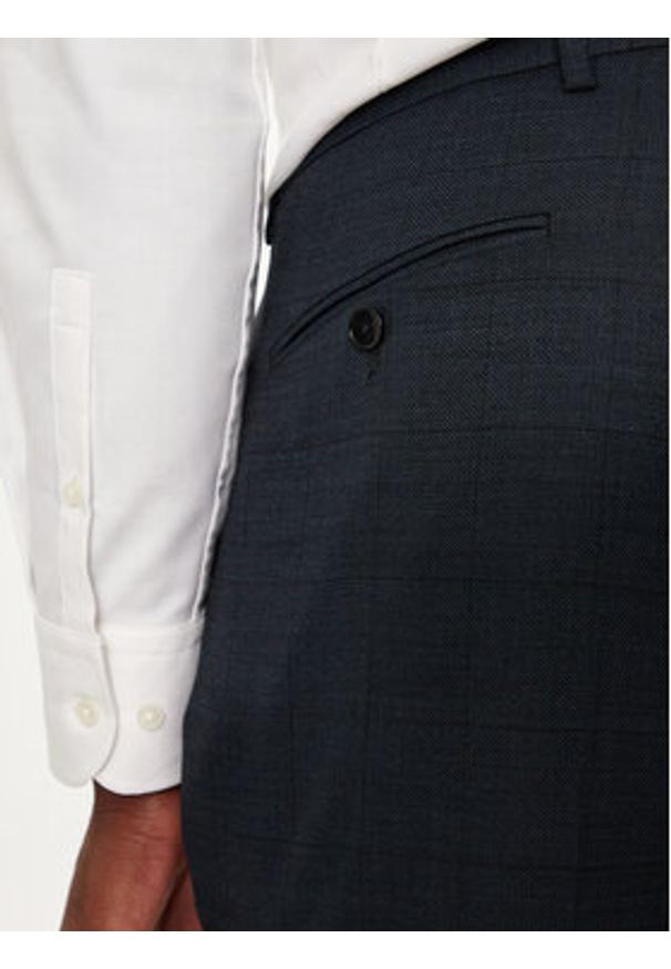 BOSS - Boss Garnitur Jeckson 50528142 Granatowy Regular Fit. Kolor: niebieski. Materiał: wełna