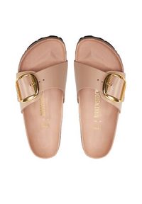 Birkenstock Klapki Madrid 1026496 Beżowy. Kolor: beżowy. Materiał: skóra #5