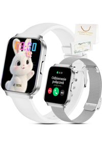 Gravity Zegarek dziecięcy SMARTWATCH Gravity na Komunię GT-44-4 SV/SV/WH. Rodzaj zegarka: smartwatch #1