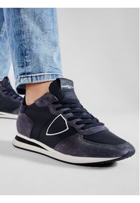 Philippe Model Sneakersy Veau TZLU 6005 Granatowy. Kolor: niebieski. Materiał: zamsz, skóra #6