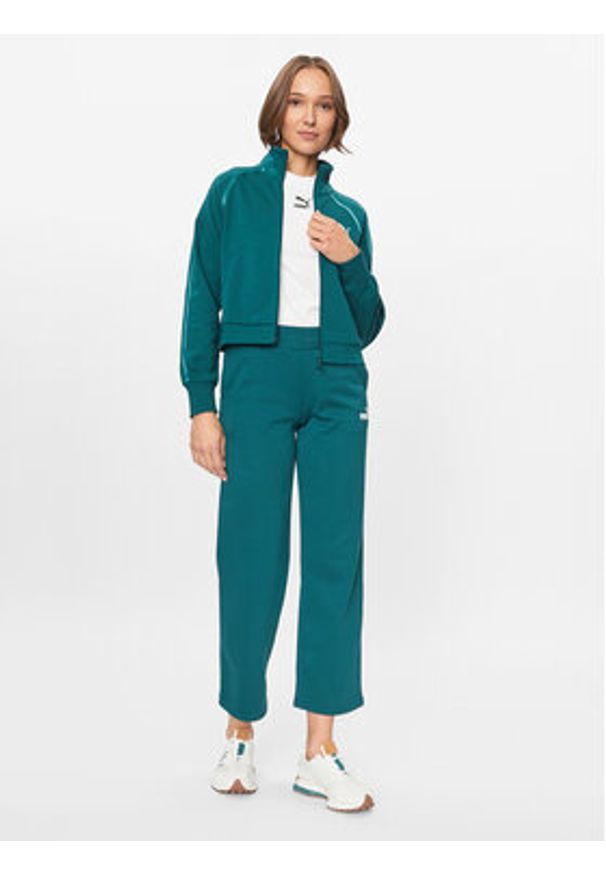 Puma T-Shirt Classics 535610 Biały Tight Fit. Kolor: biały. Materiał: bawełna