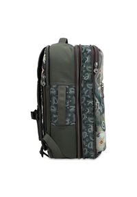 Beżowy Damski Plecak Podróżny Anekke Z Laleczką. Kolor: beżowy. Wzór: nadruk, haft. Styl: casual #6