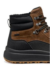 Geox Trekkingi U Granito + Grip B A U46FZD 022BC CS69B Brązowy. Kolor: brązowy. Materiał: zamsz, skóra. Sport: turystyka piesza