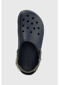 Crocs klapki Classic All Terain Clog męskie kolor granatowy 206340. Kolor: niebieski. Materiał: materiał. Wzór: paski #5