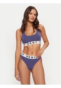 DKNY Stringi DK4529 Niebieski. Kolor: niebieski. Materiał: bawełna #5