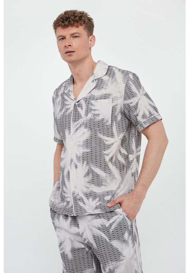 Liu Jo - Koszula męska z krótkim rękawem LIU JO. Długość rękawa: krótki rękaw. Długość: krótkie