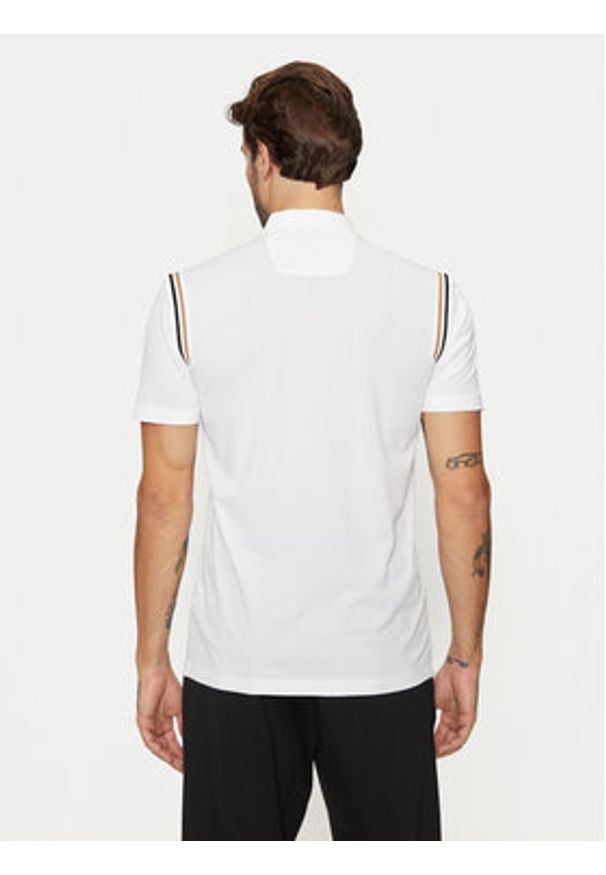 BOSS - Boss T-Shirt Pariq 50534347 Biały Slim Fit. Kolor: biały. Materiał: syntetyk
