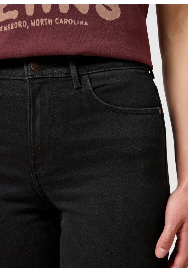 Wrangler - WRANGLER DAMSKIE SPODNIE JEANSOWE WRANGLER STRAIGHT DRAINPIPE 112356392