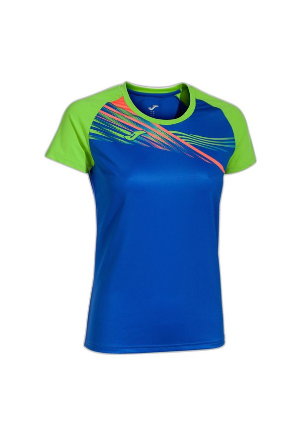 Damski jersey Joma Elite X. Kolor: wielokolorowy, niebieski, pomarańczowy. Materiał: jersey