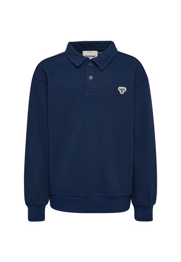 Bluza dziecięca Hummel Pique Loose. Kolor: niebieski. Materiał: materiał