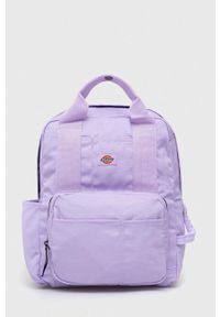 Dickies plecak kolor fioletowy duży gładki. Kolor: fioletowy. Wzór: gładki #1