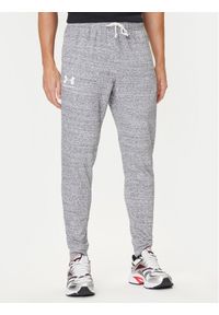 Under Armour Spodnie dresowe Ua Rival Terry Jogger 1380843-011 Szary Fitted Fit. Kolor: szary. Materiał: bawełna