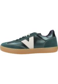 Buty VICTORIA BERLIN METAL Zielony. Kolor: zielony. Materiał: syntetyk, tkanina, skóra. Styl: sportowy