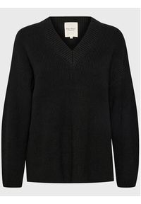 Part Two Sweter Reila 30307079 Czarny Relaxed Fit. Kolor: czarny. Materiał: bawełna