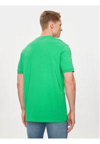 Karl Lagerfeld - KARL LAGERFELD T-Shirt 755055 542221 Zielony Regular Fit. Typ kołnierza: dekolt w karo. Kolor: zielony. Materiał: bawełna