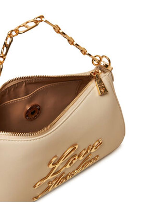 Love Moschino - LOVE MOSCHINO Torebka JC4313PP0LKK0110 Beżowy. Kolor: beżowy. Materiał: skórzane