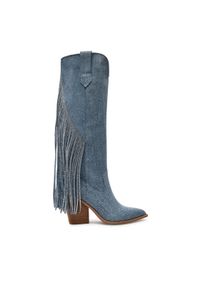 Steve Madden Kozaki Bravados Boot SM11002945-04004-48K Niebieski. Kolor: niebieski