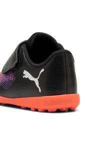 Puma - Dziecięce buty piłkarskie FUTURE 8 PLAY TT V PUMA Black White Glowing Red. Zapięcie: rzepy. Kolor: czerwony, biały, wielokolorowy, czarny. Materiał: syntetyk. Szerokość cholewki: normalna. Sport: piłka nożna
