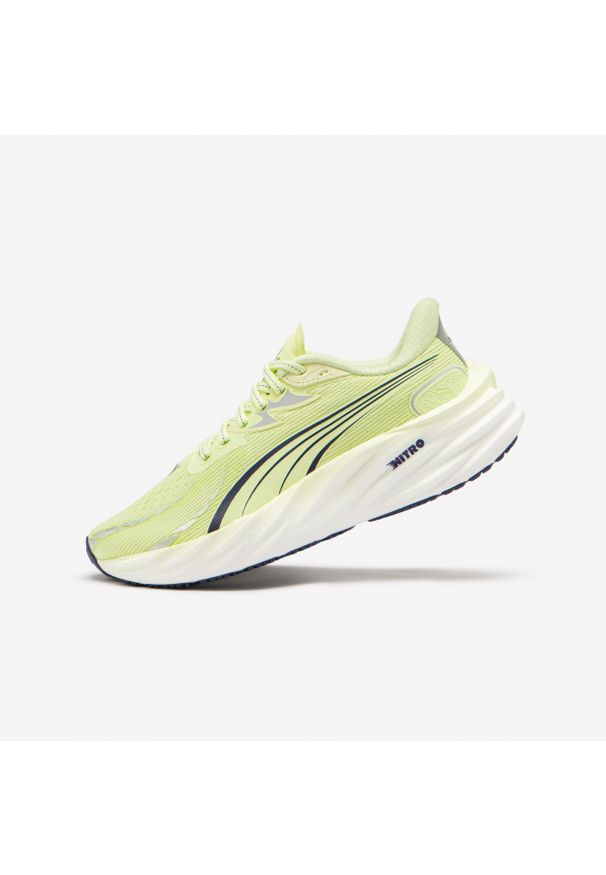 Decathlon - Buty do biegania damskie Puma Velocity Nitro 4. Szerokość cholewki: normalna. Sport: bieganie