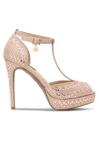 Nine West Sandały NISA SY015-1NW Różowy. Kolor: różowy. Materiał: materiał #3