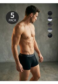 Sinsay - Bawełniane bokserki classic 5 pack - wielobarwny. Materiał: bawełna #1