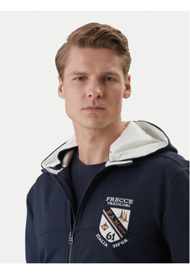 Aeronautica Militare Dres 261TF0115UF00674 Granatowy Regular Fit. Kolor: niebieski. Materiał: bawełna