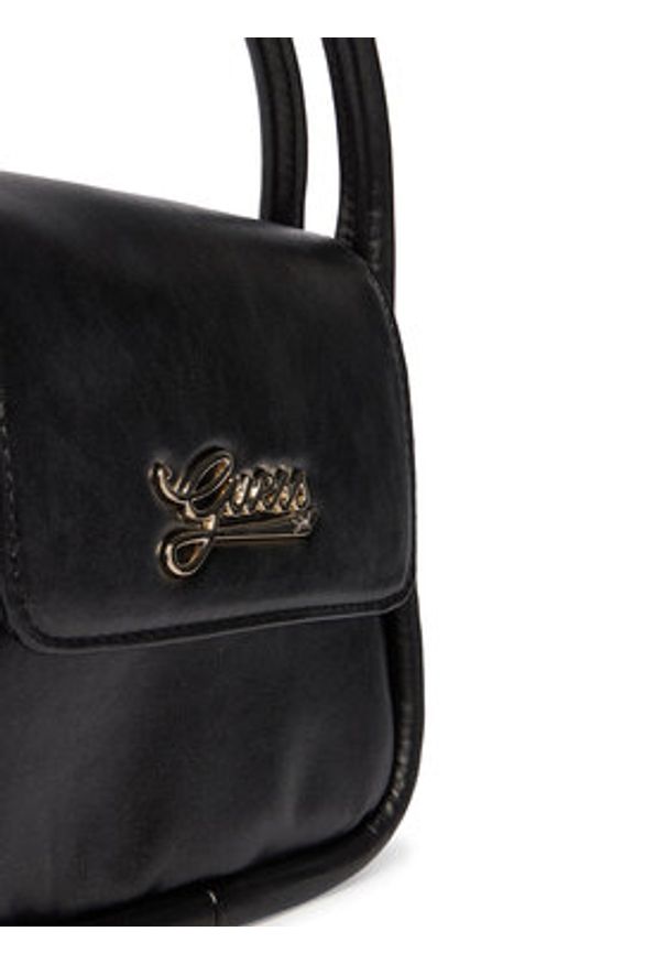 Guess Torebka J6RZ10 W4090 Czarny. Kolor: czarny. Materiał: skórzane